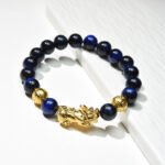 Blue Tiger Eye Pixiu Bracelet - Wealth & Confidence