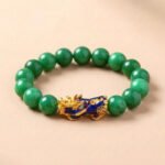 Green Jade Pixiu Bracelet - Abundance & Protection