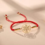 Metatron’s Cube Red String Bracelet