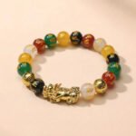 Pixiu Five Elements Crystal Bracelet – Align with Abundance and Elemental Balance