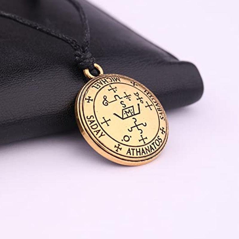 SigiloftheArchangelMichaelAmulet-ProtectionNecklace1.jpg Sigil of the Archangel Michael Amulet - Protection Necklace - 图片 1