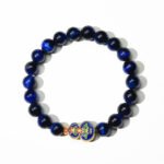 Wu Lou Blue Tiger Eye Wellness Bracelet - Feng Shui Bracelet for Health