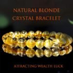 Auspicious Wealth-Attracting Rutilated Quartz • Consecrated Luck Bracelet for Men & Women