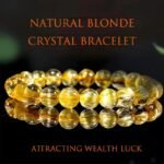 Auspicious Wealth-Attracting Rutilated Quartz • Consecrated Luck Bracelet for Men & Women